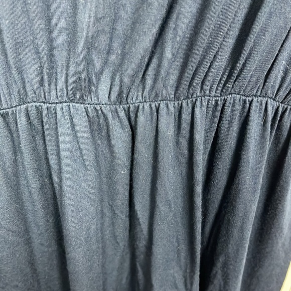 Wantable Womens Dress M Navy Pullover 3/4 Sleeves Stretch Waist Jersey Comfy EUC - Picture 5 of 9